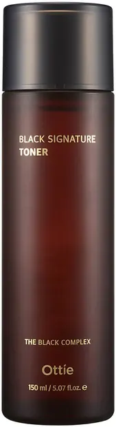 Ottie Black Signature Toner facial cu mucină de melc negru, 150 ml