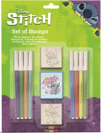 Set carioci Multiprint Stitch - 8 bucăți , cu 2 stampile