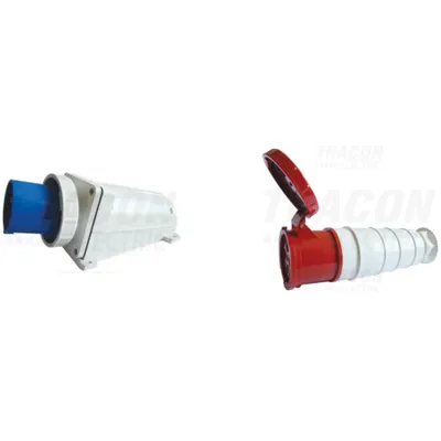 Pachet Industrial IP67 Puternic: Fisa Aparenta 125A 250V si Priza Cablu 125A 400V - Conexiuni Extreme si Sigure