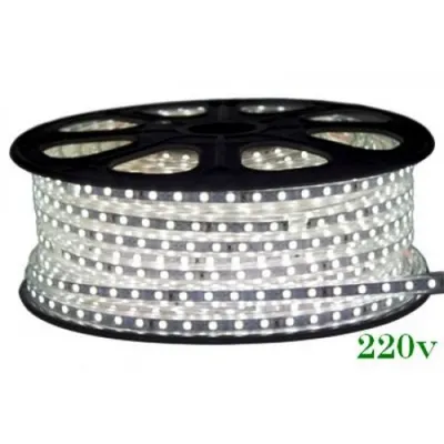 Banda LED 220V 2700K, 4.8W/m, Ip65, 60Led/M 2835