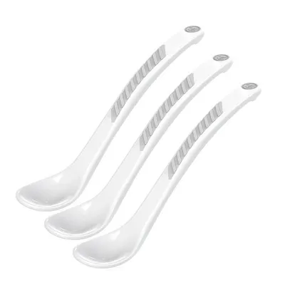 Set 3 lingurite Twistshake Cutlery Pastel - Albe, 4 luni+