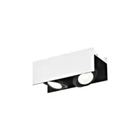 Vidago Pro / 2flg., DALI 2x9W 3000K white /black IP20