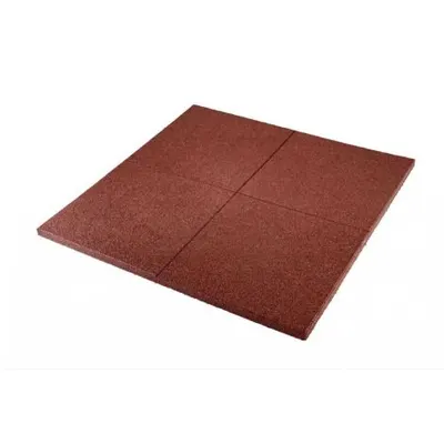 Pavele Cauciuc Plane 1000X1000X30 mm - Rosu
