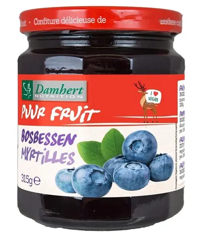 Gem de afine fără zahăr adăugat 315 g Damhert