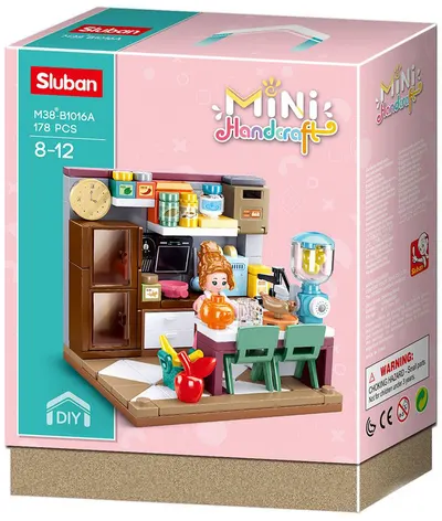Constructor Sluban Girl's Dream - Mini Handcraft, bucătărie, 178 piese