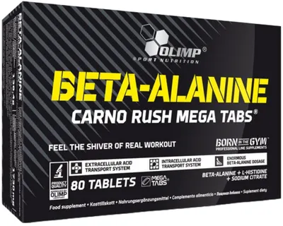 Beta-Alanine Carno Rush Mega Tabs, 80 tablete, Olimp