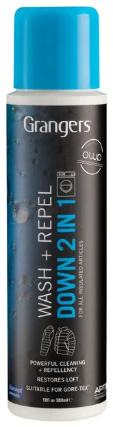 Detergent pentru puf Grangers - OWP Wash + Repel Down 2 în 1, 300 ml