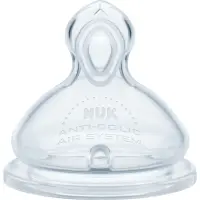NUK First Choice Flow Control tetină pentru biberon 6m+ 2 buc
