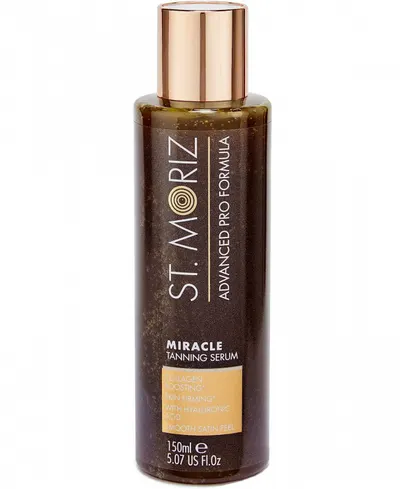 Ser autobronzant Profesional cu Acid Hialuronic si Colagen, ten si corp, St. Moriz Advanced PRO Miracle Tanning, 150 ml