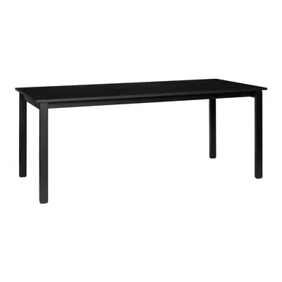 Masă de dining cu blat cu aspect de lemn de frasin 90x190 cm Hock – Hübsch