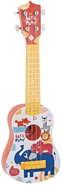 Chitară pentru copii cu corzi din silicon Sonne - Strung , 57 cm, sortiment