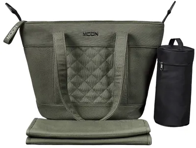 Geantă de accesorii Мoon - V-Shape, Moss Green Melange