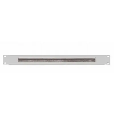 Organizator cabluri 19 cu perii, 1U, RAL7035