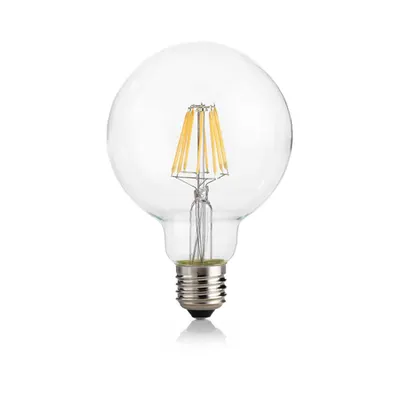 E27 globo d095 08w 3000k cri90 Alb Alb