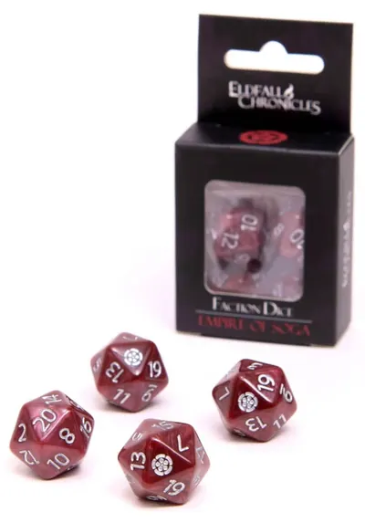 Accesoriu pentru joc de societate Eldfall Chronicles: Northern Wind - Faction Dice - Empire of Soga