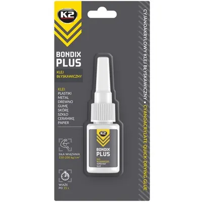 K2 Bondix Plus Adeziv Pentru Plastic, Lemn, Cauciuc, 10G B101