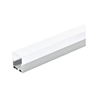 Profile DL-SCHIENE H-45MM DIFF. opal aluminium anodised