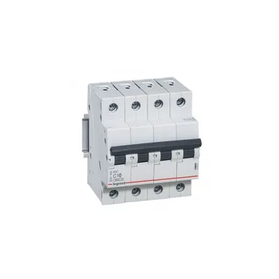 Siguranta automata MCB RX³ 6000 - 4P 400 V~ - 10 A - C curba - alimentare tip furca