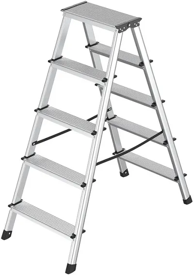 Scară dublă din aluminiu MMS - 2х5, până la 150 kg