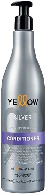 Alfaparf Yellow Silver Balsam matifiant pentru păr blond, 500 ml