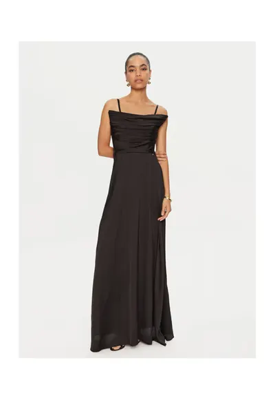 Rochie dama - 304898303 - Poliester/Bumbac - Negru - Negru