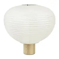 Veioză albă cu abajur din hârtie (înălțime 32 cm) Kami – Blomus