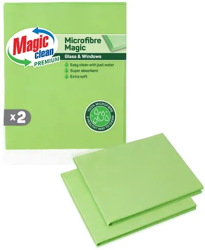 Prosoape din microfibră Magic Clean - Premium, 2 buc, sortiment