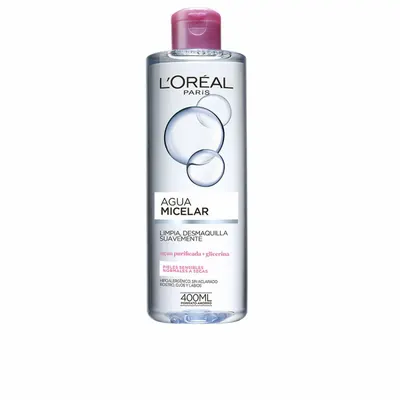 Apă micelară, L'Oréal, Agua Micelar Suave, 400 ml, piele sensibilă
