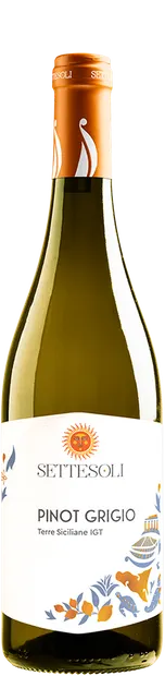 Vin Alb Pinot Grigio Sicilia IGP Settesoli 0.75l