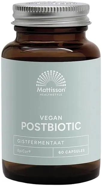 Mattisson Healthstyle Vegan Postbiotic, 500 mg, 60 capsule
