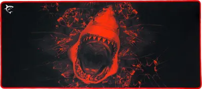 Mouse pad pentru gaming White Shark - SKYWALKER, XL, moale,roșu/negru