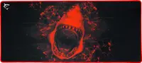 Mouse pad pentru gaming White Shark - SKYWALKER, XL, moale,roșu/negru
