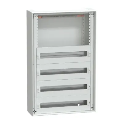 Carcasa montata pe perete, PrismaSeT G Pack 250, L 600mm, H 930mm (4R si sosire), IP30, cu placi frontale, pentru dispozitive modulare