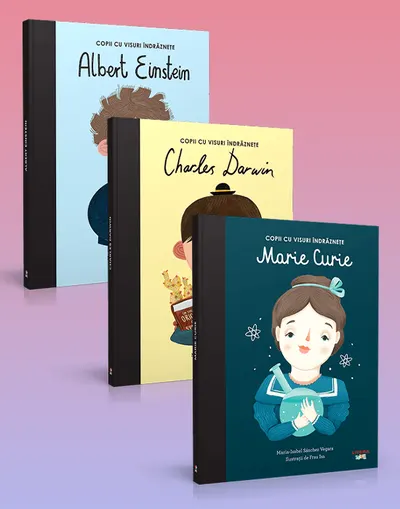 Pachet 1 Copii cu visuri indraznete (3 volume)