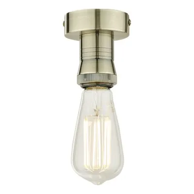 Lampa suspendata E27 Semi Flush Bracket Antique Brass