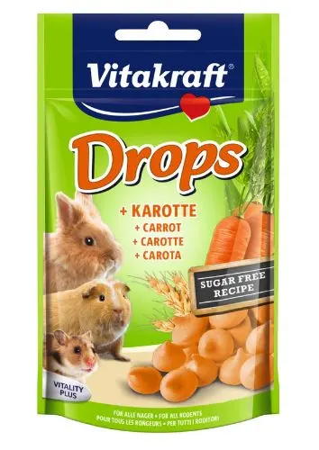 Vitakraft Drops Iepure Cu Morcov 75 g
