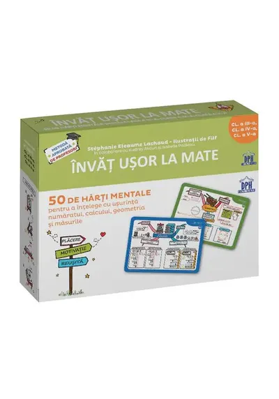 Invat usor la Mate: 50 de harti mentale - Volumul II