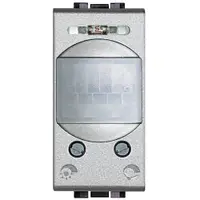 Senzor de miscare IR pasiv 1 modul Bticino Living Light NT4431N, argintiu