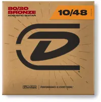 Corzi pentru chitară acustică Dunlop - 80/20 Bronze, DAB1048, 10-48
