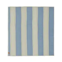Saltea de joacă pentru copii albastră/crem 130x140 cm Striped – OYOY Mini