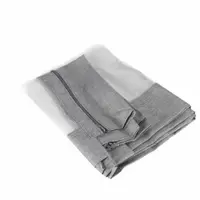 Bariera de protectie pentru pat Ikonka Grey 160 cm, cadru metalic, cu buzunar exterior
