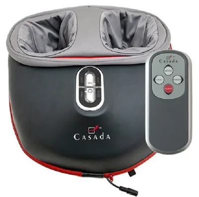 Aparat de masaj pentru picioare Casada - Footinn 2, 30 W, negru/gri