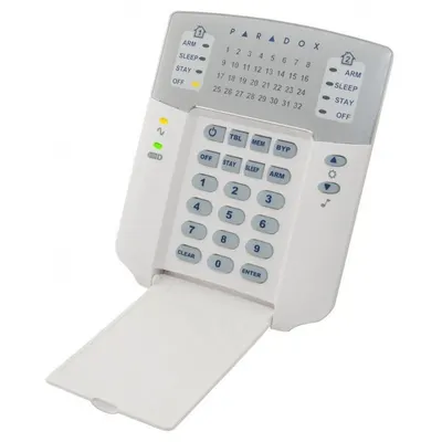 Tastatura 32 zone LED Paradox K32LED / K32+ pentru centralele din seriile SP si MG, Stay D