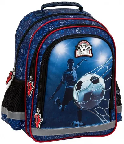 Ghiozdan școlar Derform Football 19 - Cu 2 compartimente