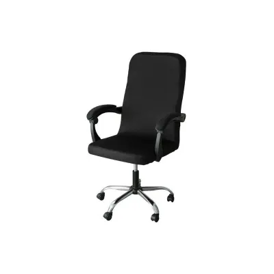 Husa universala pentru scaun de birou, 40 x 45 x 9 cm, neagra