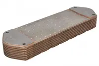Radiator ulei (120x52x395mm, numar nervuri: 8) potrivit SCANIA 4, 4 BUS, F, G I, G II, K, L, N BUS, P I, P II, R I, R II, S, T DC09.108-OC9.G05 05.95-