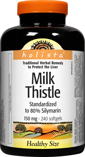 Holista Milk Thistle, 150 mg, 240 capsule, Natural Factors