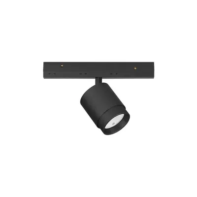 Sistem iluminat pe sina ULTRA SLIM MAGNETIC Nisipiu Negru Aluminiu 10W DC48V Bridgelux 971Lm >90 3000K IP20