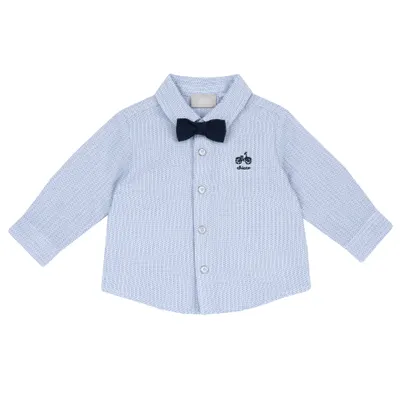 Camasa copii Chicco, Alb Cu Bleumarin, 54710-66MFCO