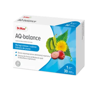 Dr. Max AQ-Balance, 30 comprimate filmate